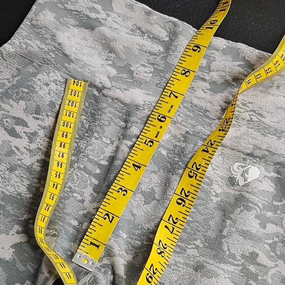 Womens Best Camo Seamless Leggings, High Waist, Ribbed Waistband, Size M - Picture 5 of 8